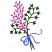 C1: Center Flowers---Cachet(Isacord 40 #1080)&#13;&#10;C2: Outside Flowers---Light Kelly(Isacord 40 #1101)&#13;&#10;C3: Ribbon---Crystal Blue(Isacord 40 #1249)