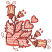 C1: Heart & Leaves---Coral(Isacord 40 #1019)
C2: Blossoms---Shrimp(Isacord 40 #1258)
C3: Outlines---Melon(Isacord 40 #1259)