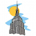 C1: Sky---Crystal Blue(Isacord 40 #1249)
C2: Sun---Canary(Isacord 40 #1124)
C3: Empire State Building---Cloud(Isacord 40 #1218)
C4: Building Shading---Sage(Isacord 40 #1180)
C5: Building Windows---Whale(Isacord 40 #1041