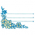C1: Flowers---Daffodil(Isacord 40 #1135)&#13;&#10;C2: Outlines & Lines---California Blue(Isacord 40 #1252)