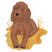 C1: Med. Gold
C2: Dk. Beige
C3: Black
C4: Med. Brown2
C5: Black
C6: White
C7: Tangerine