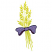 C1: Wheat---Light Brass(Isacord 40 #1067)
C2: Inside Ribbon---Dusty Grape(Isacord 40 #1255)
C3: Ribbon---Wild Iris(Isacord 40 #1032)
C4: Ribbon Outlines---Pansy(Isacord 40 #1255)