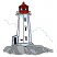 C1: Tower---Poinsettia(Isacord 40 #1147)&#13;&#10;C2: Lighthouse---White(Isacord 40 #1002)&#13;&#10;C3: Lighthouse Shading---Oxford(Isacord 40 #1222)&#13;&#10;C4: Clouds---Winter Frost(Isacord 40 #1165)&#13;&#10;C5: Outlines & Windows---Black(Isacord 40 #