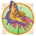 C1: Background---Erin Green(Isacord 40 #1510)
C2: Frame & Corner Designs---Spanish Gold(Isacord 40 #1065)
C3: Flower Petals---Soft Pink(Isacord 40 #1224)
C4: Petal Shading---Mauve(Isacord 40 #1119)
C5: Flower Center---G