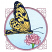 C1: Background---River Mist(Isacord 40 #1248)
C2: Flower Stem---Erin Green(Isacord 40 #1510)
C3: Stem Outlines---Swiss Ivy(Isacord 40 #1079)
C4: Flowers---Carnation(Isacord 40 #1121)
C5: Flower Shading---Violet(Isacord