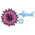 C1: Flower---Frosted Plum(Isacord 40 #1080)&#13;&#10;C2: Flower Shading---Dusty Grape(Isacord 40 #1255)&#13;&#10;C3: Flower Center---Khaki(Isacord 40 #1179)&#13;&#10;C4: Flower Outline---Heraldic(Isacord 40 #1195)&#13;&#10;C5: Diamond---Glacier Green(Isac