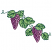 C1: Grapes---Wild Iris(Isacord 40 #1032)
C2: Grape Highlights---Cachet(Isacord 40 #1080)
C3: Leaves---Kiwi(Isacord 40 #1104)
C4: Leaf Shading---Lime(Isacord 40 #1176)
C5: Leaf Outlines---Bright Green(Isacord 40 #1232)&#
