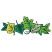 C1: Leaf---Jalapeno(Isacord 40 #1104)
C2: Leaves---Erin Green(Isacord 40 #1510)
C3: Leaves & Leaf Shading---Shamrock(Isacord 40 #1101)
C4: Leaf Shading---Pear(Isacord 40 #1049)
C5: Leaf Shading---Lime(Isacord 40 #1176)&