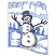 C1: Background---Celestial(Isacord 40 #1028)
C2: Snowman---Laguna(Isacord 40 #1143)
