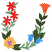 C1: Light Leaves---Kiwi(Isacord 40 #1104)
C2: Dark Leaves---Lima Bean(Isacord 40 #1177)
C3: Flower Center---Frosted Plum(Isacord 40 #1080)
C4: Flower Petals---Yellow Bird(Isacord 40 #1124)
C5: Flowers---Crystal Blue(Isa