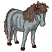 C1: Horse---Sterling(Isacord 40 #1011)
C2: Horse Shading---Whale(Isacord 40 #1041)
C3: Mane & Tail---Khaki(Isacord 40 #1179)
C4: Mane, Tail Shading, Outlines & Hooves---Fox(Isacord 40 #1186)
C5: Outlines---Black(Isacord
