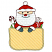 C1: Ball & Gift---Erin Green(Isacord 40 #1510)&#13;&#10;C2: Ball, Gift, Candy, Candy Cane, Beard & Suit Trim---White(Isacord 40 #1002)&#13;&#10;C3: Skin---Shrimp Pink(Isacord 40 #1017)&#13;&#10;C4: Gloves---Whale(Isacord 40 #1041)&#13;&#10;C5: Label---Par