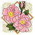 C1: Outer Border & Corners---Ginger(Isacord 40 #1159)
C2: Inner Border---Flamingo(Isacord 40 #1020)
C3: Rose Bud---Petal Pink(Isacord 40 #1225)
C4: Rose Bud Shading---Soft Pink(Isacord 40 #1224)
C5: Leaves & Stems---Lim