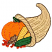 C1: Cranberries---Terra Cotta(Isacord 40 #1081)&#13;&#10;C2: Stem & Cucumber---Lima Bean(Isacord 40 #1177)&#13;&#10;C3: Pumpkin---Pumpkin(Isacord 40 #1168)&#13;&#10;C4: Leaf---Pecan(Isacord 40 #1128)&#13;&#10;C5: Corn---Yellow Bird(Isacord 40 #1124)&#13;&