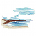 C1: Sky & Water---Alexis Blue(Isacord 40 #1252)&#13;&#10;C2: Water Shading---Nordic Blue(Isacord 40 #1076)&#13;&#10;C3: Sand---Champagne(Isacord 40 #1070)&#13;&#10;C4: Shading & Outlines ---Fox(Isacord 40 #1186)