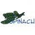 C1: Spinach---Green Dust(Isacord 40 #1174)&#13;&#10;C2: Spinach Shading---Lima Bean(Isacord 40 #1177)&#13;&#10;C3: Spinach Outlines---Forest Green(Isacord 40 #1536)&#13;&#10;C4: Lettering---Nordic Blue(Isacord 40 #1076)