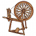 C1: Spinning Wheel---Toffee(Isacord 40 #1126)&#13;&#10;C2: Outlines---Mahogany(Isacord 40 #1215)&#13;&#10;C3: Spinning Wheel Shading---Light Cocoa(Isacord 40 #1158)