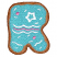 C1: Cookie ---Sisal(Isacord 40 #1055)&#13;&#10;C2: Cookie Shading---Golden Grain(Isacord 40 #1126)&#13;&#10;C3: Icing---Bottle Green(Isacord 40 #1045)&#13;&#10;C4: Stripes & Sprinkles---White(Isacord 40 #1002)&#13;&#10;C5: Stripes & Dots---Soft Pink(Isaco