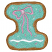 C1: Cookie ---Sisal(Isacord 40 #1055)
C2: Cookie Shading---Golden Grain(Isacord 40 #1126)
C3: Icing---Bottle Green(Isacord 40 #1045)
C4: Stripes & Sprinkles---White(Isacord 40 #1002)
C5: Bow & Sprinkles---Soft Pink(Isac