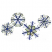 C1: Shimmers---Aqua Marine Metallic(Yenmet/ Isamet #7053)
C2: Snowflakes---Celestial(Isacord 40 #1028)