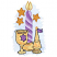 C1: Background---Ice Cap(Isacord 40 #1074)
C2: Light Twist of Candle---Lavender(Isacord 40 #1193)
C3: Dark Twist of Candle, Pennant, & Star on Cup---Wild Iris(Isacord 40 #1032)
C4: Brass Cup, Candle Holder, & Spice Box---Parchme