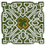 C1: Background Design Work---Ginger(Isacord 40 #1159)
C2: Background---Grasshopper(Isacord 40 #1176)
C3: Knotwork---White(Isacord 40 #1002)