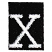 C1: Block---Black(Isacord 40 #1234)
C2: X---White(Isacord 40 #1002)