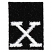 C1: Block---Black(Isacord 40 #1234)
C2: x---White(Isacord 40 #1002)