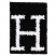 C1: Block---Black(Isacord 40 #1234)&#13;&#10;C2: H---White(Isacord 40 #1002)