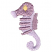 C1: Mouth & Body---Lavender(Isacord 40 #1193)
C2: Head & Fins---Violet(Isacord 40 #1031)
C3: Eye---Buttercup(Isacord 40 #1135)