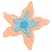 C1: Center---Jade(Isacord 40 #1046)
C2: Middle---Aqua(Isacord 40 #1204)
C3: Outer Star---Shrimp(Isacord 40 #1258)