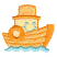 C1: Tire Center & Cabin---Daffodil(Isacord 40 #1135)
C2: Boat---Yellow Bird(Isacord 40 #1124)
C3: Outlines---Goldenrod(Isacord 40 #1137)
C4: Face & Waves---Island Waters(Isacord 40 #1045)