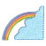 C1: Rainbow---Erin Green(Isacord 40 #1510)&#13;&#10;C2: Rainbow---Yellow(Isacord 40 #1187)&#13;&#10;C3: Rainbow---Goldenrod(Isacord 40 #1137)&#13;&#10;C4: Rainbow---Heather Pink(Isacord 40 #1117)&#13;&#10;C5: Rainbow---Wild Iris(Isacord 40 #1032)&#13;&#10