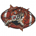 C1: Inside Football & Mouth---Black(Isacord 40 #1234)
C2: Nose & Tongue---Blossom(Isacord 40 #1257)
C3: Tiger Underside---Muslin(Isacord 40 #1082)
C4: Tiger Underside Shading---Sisal(Isacord 40 #1055)
C5: Tiger---Clay(I