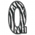 C1: Background---White(Isacord 40 #1002)
C2: Stripes---Black(Isacord 40 #1234)
C3: Border---Whale(Isacord 40 #1041)