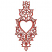 C1: Single Color Design---Heather Pink(Isacord 40 #1117)