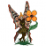 C1: Wings---Oat(Isacord 40 #1127)
C2: Wings Shading---Tangerine(Isacord 40 #1078)
C3: Bands on Wings & Outlines---Charcoal(Isacord 40 #1234)
C4: Wing Edges---Spice(Isacord 40 #1181)
C5: Leaf & Stem---Pear(Isacord 40 #10