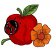 C1: Leaf & Stems---Erin Green(Isacord 40 #1510)&#13;&#10;C2: Seaf & Stems Shading---Grasshopper(Isacord 40 #1176)&#13;&#10;C3: Apple---Wildfire(Isacord 40 #1147)&#13;&#10;C4: Apple Shading & Ladybug---Winterberry(Isacord 40 #1035)&#13;&#10;C5: Ladybug Spo