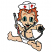 C1: Stethoscope & Thermometer Tip---Whale(Isacord 40 #1041)
C2: Hat, Eyes, Thermometer, Tooth & Diaper---White(Isacord 40 #1002)
C3: Eyes---Swiss Ivy(Isacord 40 #1079)
C4: Tongue & Mercury---Poinsettia(Isacord 40 #1147)
