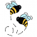 C1: Wings---Spearmint(Isacord 40 #1204)
C2: Stripes---Canary(Isacord 40 #1124)
C3: Bodies & Heads---Charcoal(Isacord 40 #1234)
C4: Outlines & Stripes---Black(Isacord 40 #1234)
C5: Head Highlights---Sterling(Isacord 40 #