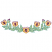 C1: Pansies & Buds---Impatience(Isacord 40 #1111)&#13;&#10;C2: Pansies---Parchment(Isacord 40 #1066)&#13;&#10;C3: Leaves---Jalapeno(Isacord 40 #1104)&#13;&#10;C4: Flower Centers & Outlines---Orchid(Isacord 40 #1255)&#13;&#10;C5: Flower Outlines---Honey Go