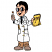 C1: Eyes, Teeth, & Test Tube---White(Isacord 40 #1002)&#13;&#10;C2: Skin---Shrimp(Isacord 40 #1258)&#13;&#10;C3: Shirt---Oxford(Isacord 40 #1222)&#13;&#10;C4: Ruler---Gold(Isacord 40 #1185)&#13;&#10;C5: Paper---Citrus(Isacord 40 #1187)&#13;&#10;C6: Soles-