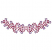C1: Flower Centers---Vanilla(Isacord 40 #1022)
C2: Flowers---Wild Iris(Isacord 40 #1032)
C3: Leaves---Cerise(Isacord 40 #1192)
C4: Vines---Impatience(Isacord 40 #1111)