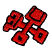 C1: Shovel & Rake---Wildfire(Isacord 40 #1147)
C2: Tools Outlines---Black(Isacord 40 #1234)
