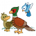 C1: Grass---Kelly(Isacord 40 #1101)
C2: Duck & Pheasant Beaks & Feet---Yellow Bird(Isacord 40 #1124)
C3: Pheasant Wingtips, Thighs, & Tail Feathers---Fawn(Isacord 40 #1128)
C4: Pheasant Tail---Bark(Isacord 40 #1186)
C5: