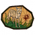C1: Background---Old Gold(Isacord 40 #1055)
C2: Background Shading---Autumn Leaf(Isacord 40 #1126)
C3: Cracks & Paw Print---Fox(Isacord 40 #1186)
C4: Trees---Caper(Isacord 40 #1227)
C5: Grass---Lime(Isacord 40 #1176)