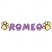 C1: "Romeo"---Wild Iris(Isacord 40 #1032)
C2: Paw Prints---Daffodil(Isacord 40 #1135)
C3: Paw Print Outlines---Golden Brown(Isacord 40 #1173)