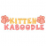 C1: "Kitten"---Lemon(Isacord 40 #1167)&#13;&#10;C2: "Kaboodle"---Corsage(Isacord 40 #1016)&#13;&#10;C3: Paw Prints---Pink Clay(Isacord 40 #1019)&#13;&#10;C4: Paw Print Outlines---Melon(Isacord 40 #1259)