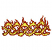 C1: Flames---Citrus(Isacord 40 #1187)
C2: Flames Outlines---Poppy(Isacord 40 #1037)