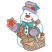 C1: Mittens & Hat---Cachet(Isacord 40 #1080)&#13;&#10;C2: Snowman---White(Isacord 40 #1002)&#13;&#10;C3: Snowman Shading---Ice Cap(Isacord 40 #1074)&#13;&#10;C4: Cookies---Old Gold(Isacord 40 #1055)&#13;&#10;C5: Basket---Oat(Isacord 40 #1127)&#13;&#10;C6: